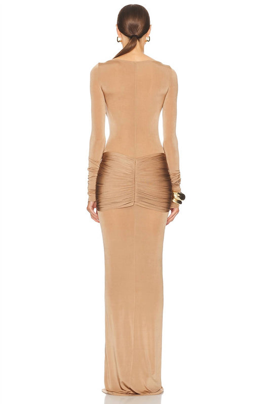 Helsa - Josephine Long Sleeve Maxi Dress