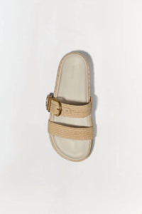Simkhai - Women's Aida Raffia Buckle Sandal