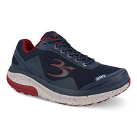 Gravity Defyer Men's Mighty Walk Shoe in blue red - men's shoe