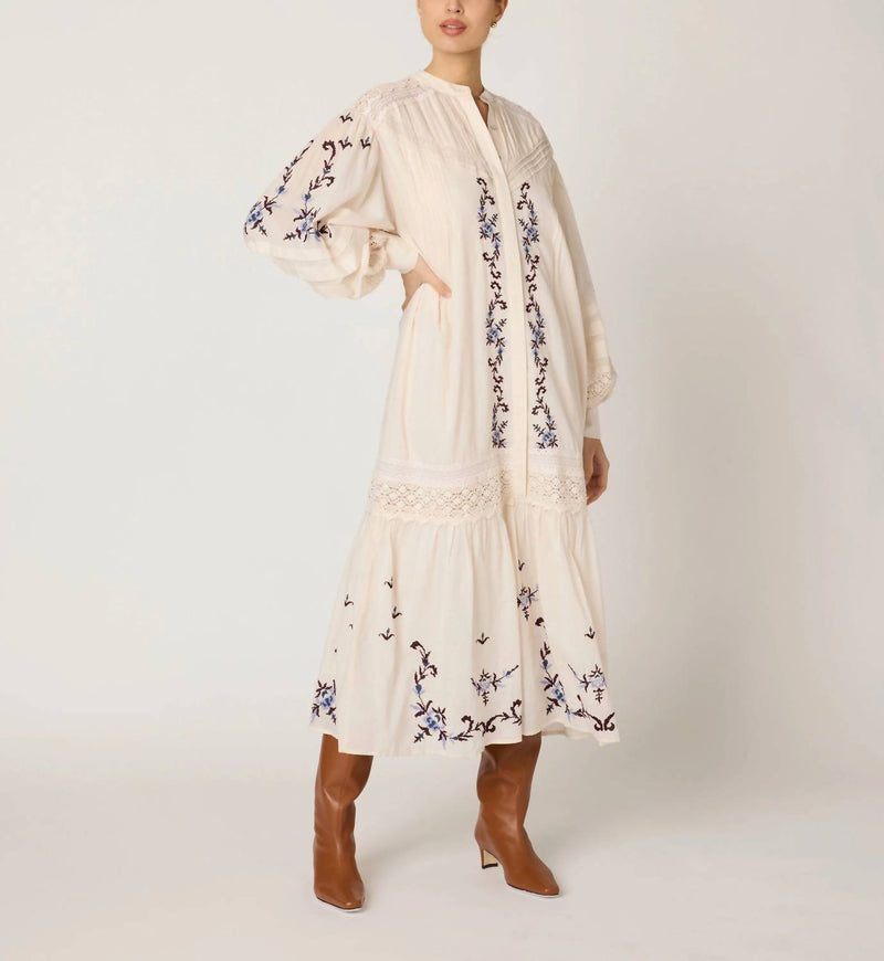 heidi midi dress Heidi Cotton Midi Dress Floral / M