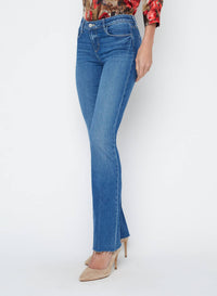 L'Agence - Sneeki Low-rise Straight-leg Jean