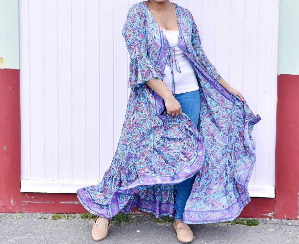Powell Craft - Everleigh Open Front Kaftan Dress
