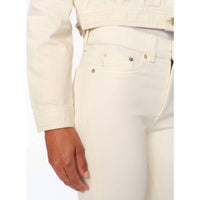 DL1961 - Women's Mara Straight Mid Rise Instasculpt Ankle Jeans in ecru - women's jeans - view 6
