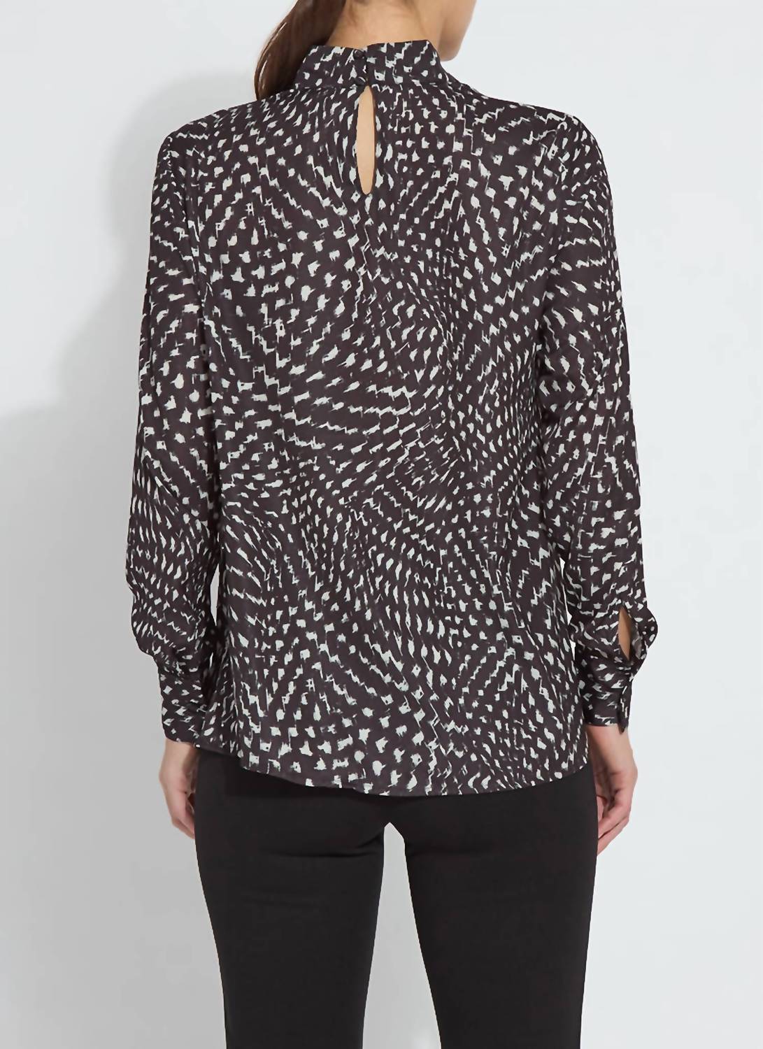 Lysse - Topacio Embellished High Neck Satin Blouse