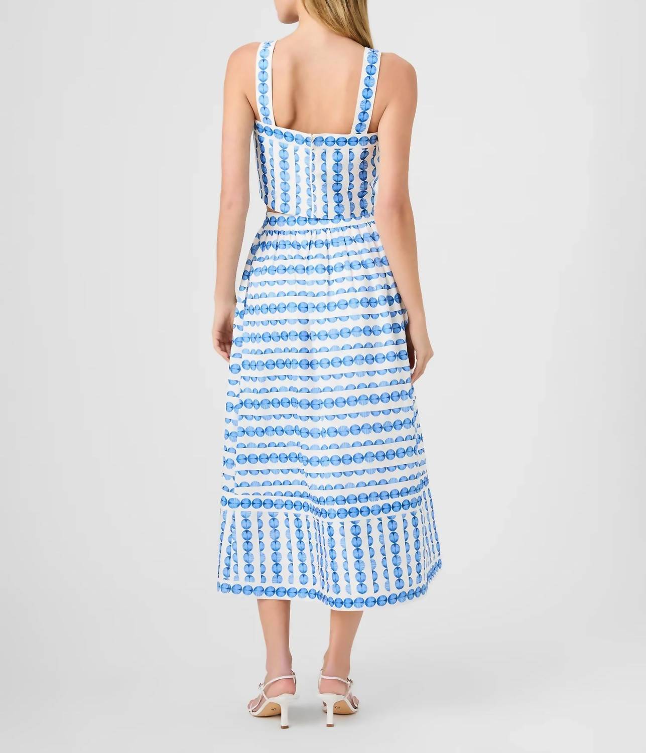 French Connection - Women's Structured Taffeta Midi Skirt