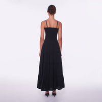 peixoto Charlotte Maxi Dress in black 1 - women's dress - alternate view