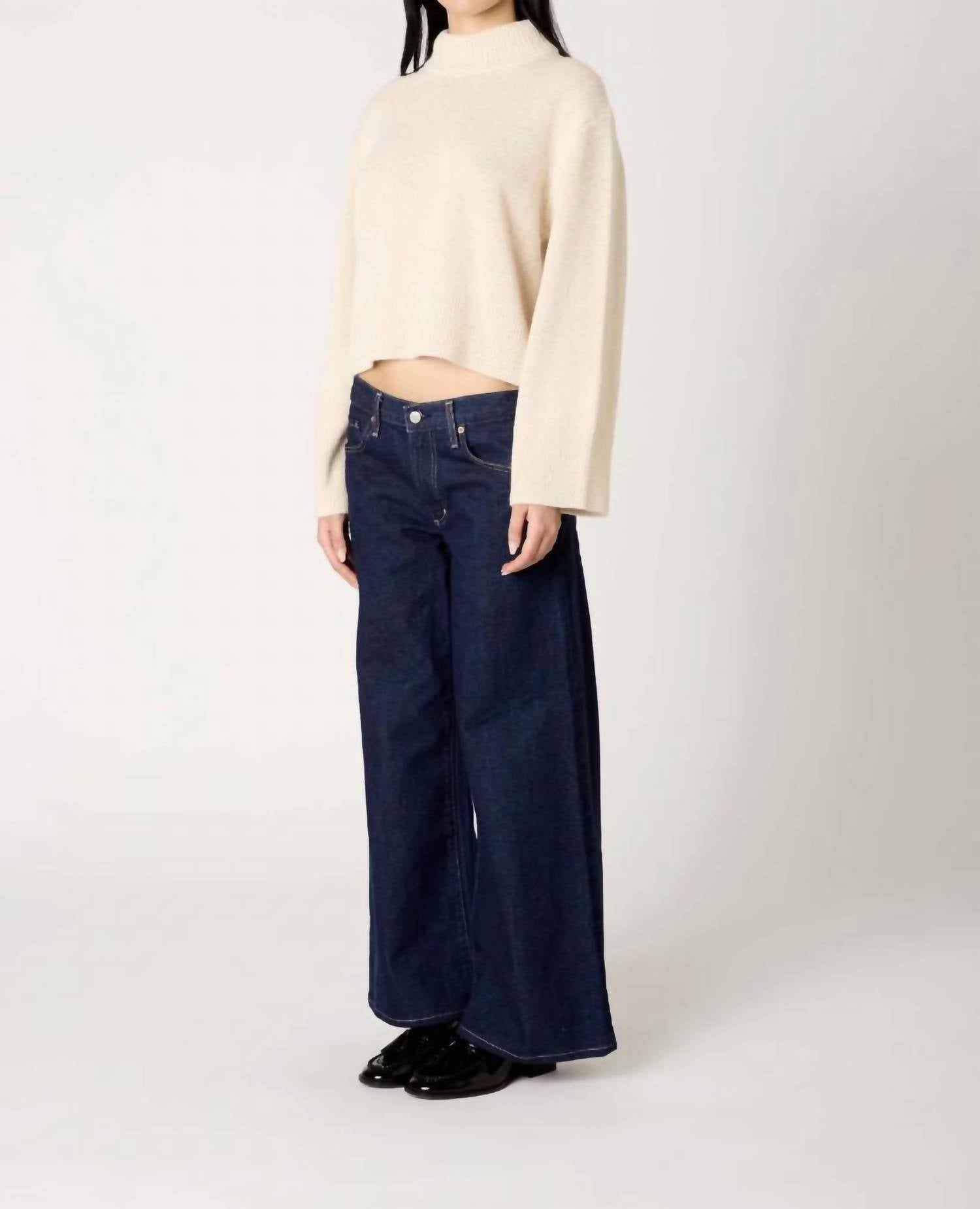 Nia - Yvonne Mock Neck Sweater