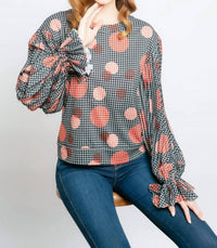 Eva Franco - Hart Pleated Sleeve Top