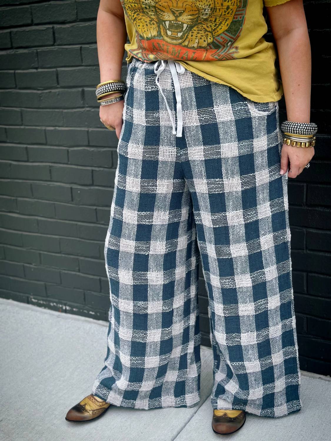 Jaded Gypsy - Brooks Gingham Pants