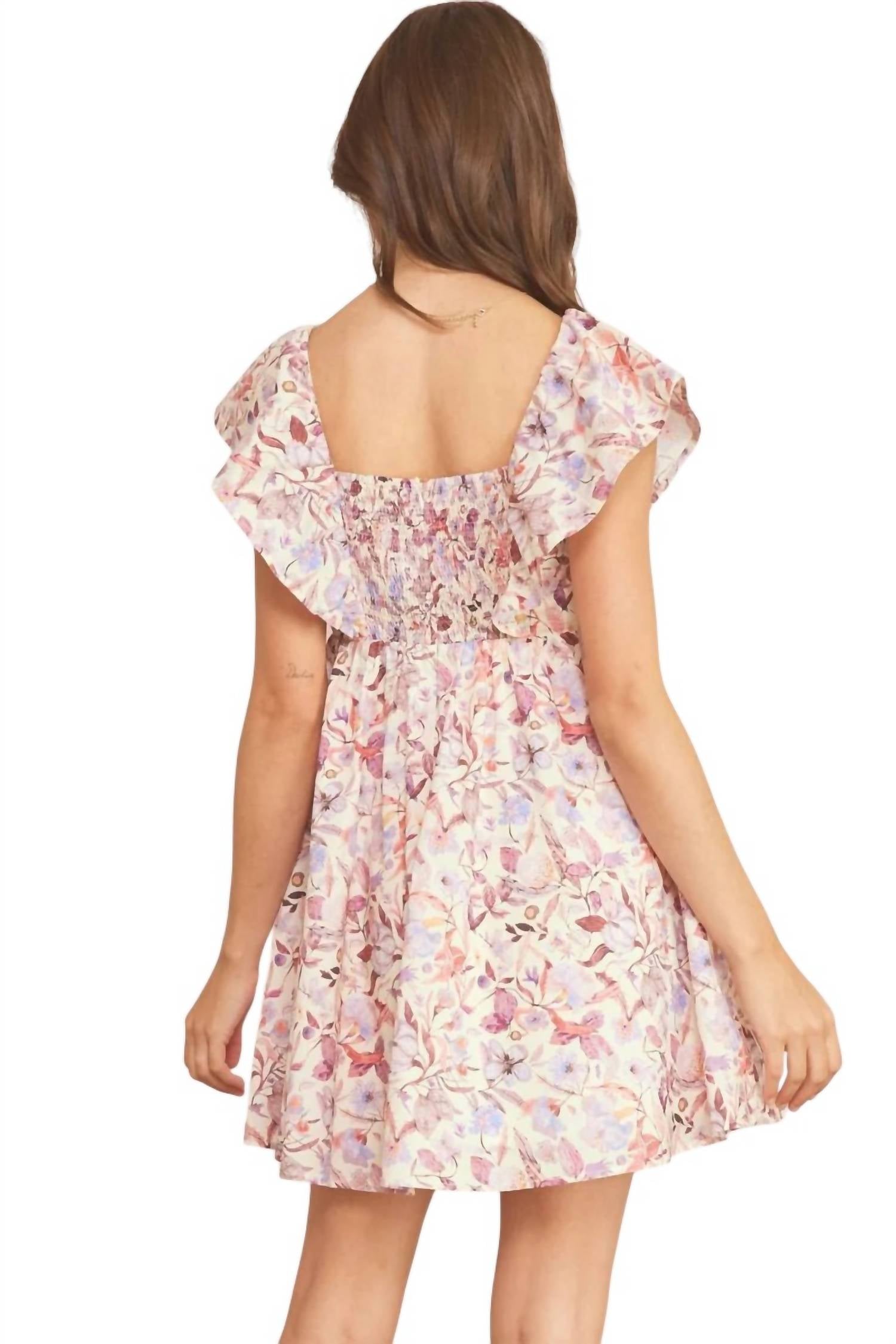 Entro - Floral Mini Dress
