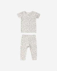 Quincy Mae - Girls Bamboo Short Sleeve Pajama Set