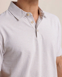Southern Tide - Linen Cotton Sandwave Polo
