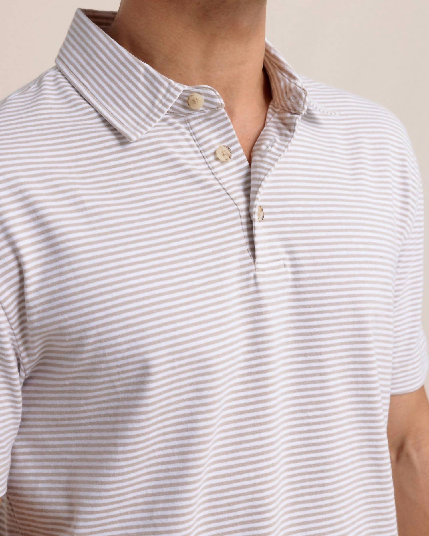 Southern Tide - Linen Cotton Sandwave Polo