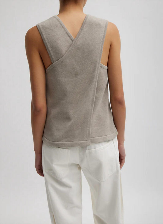 Tibi - Criss Cross Sleeveless Sweater