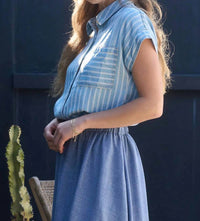 Blu Pepper - Bayside Button Down Top