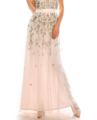 Aidan Mattox - Sleeveless Embellished Evening Dress