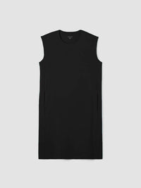 Eileen Fisher - Pima Cotton Jersey Round Neck Dress