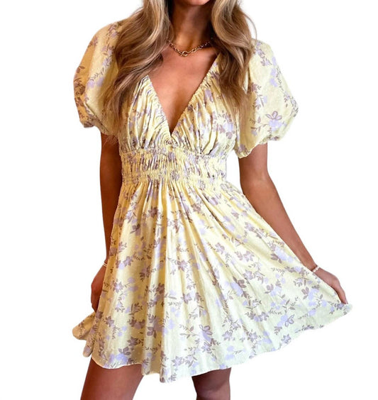 Olivaceous - Daylily Mini Dress