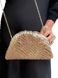 Bc Handbags - Women's Woven Evening Clutch Bag