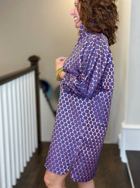 Caryn Lawn - Betsy Collar Polkadot Dress