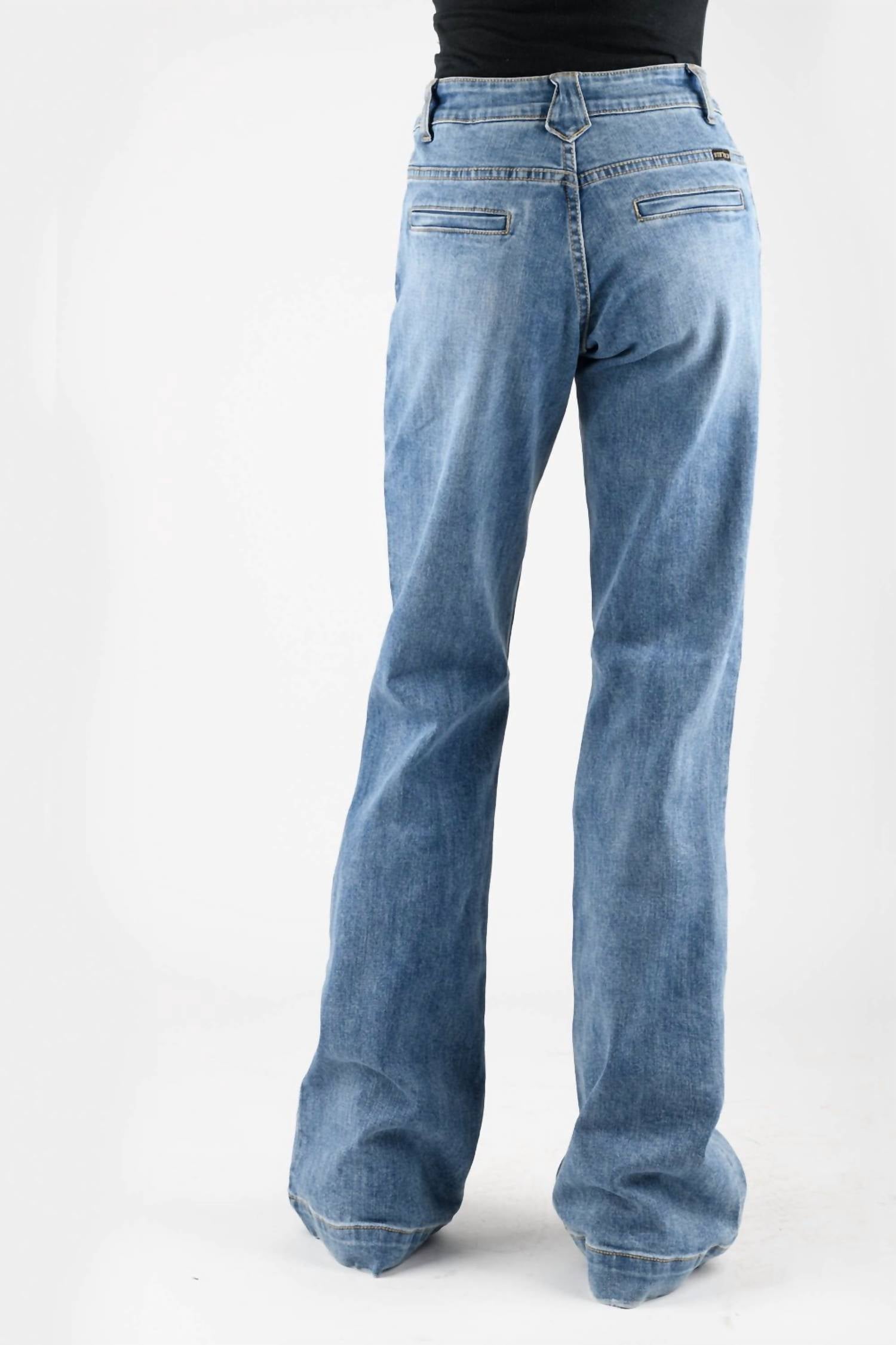 Stetson - Women's Fit Trouser Style Back Welt Pocket Jeans