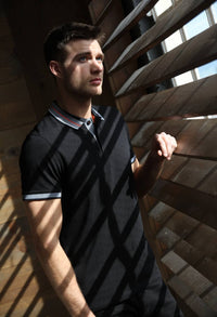 Eight X - Contrasting Trim And Collar Polo