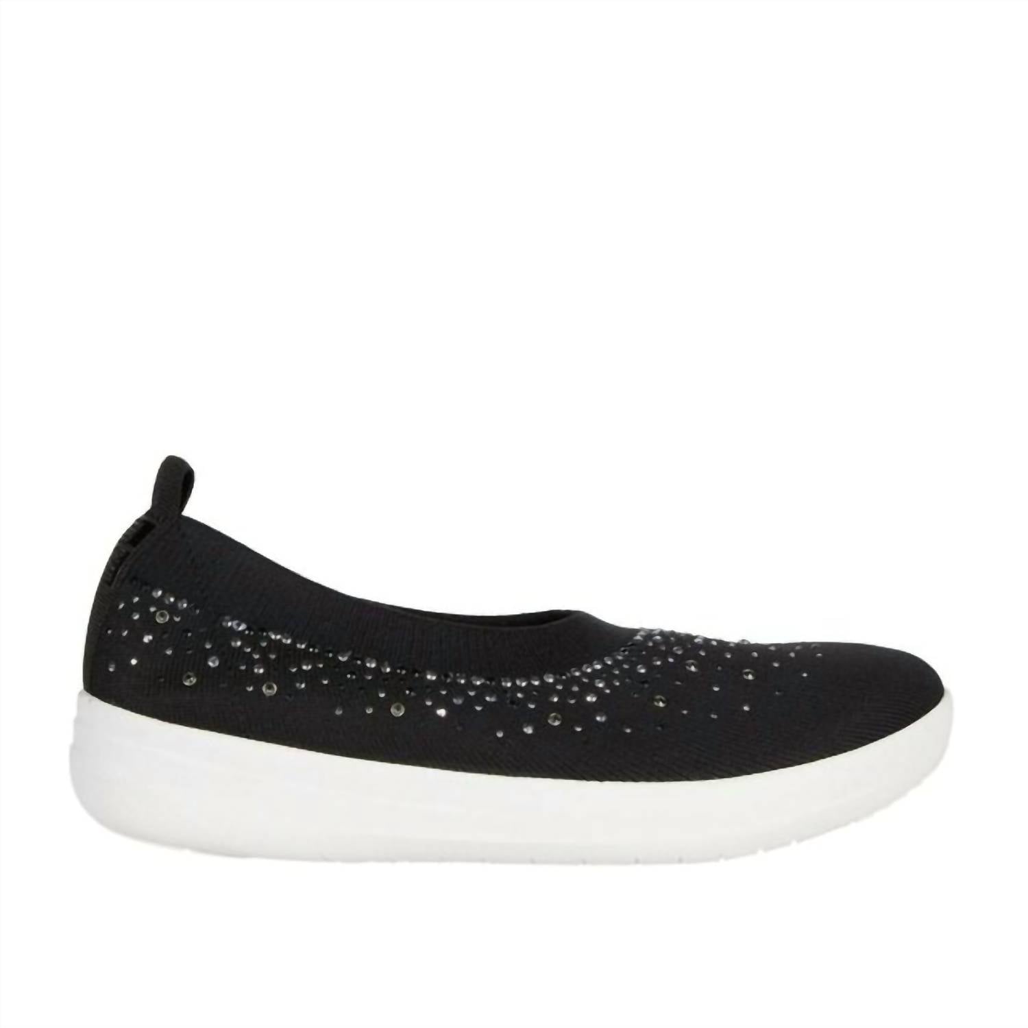 Fitflop - Women's Uberknit Ombre Crystal Ballerinas Shoes