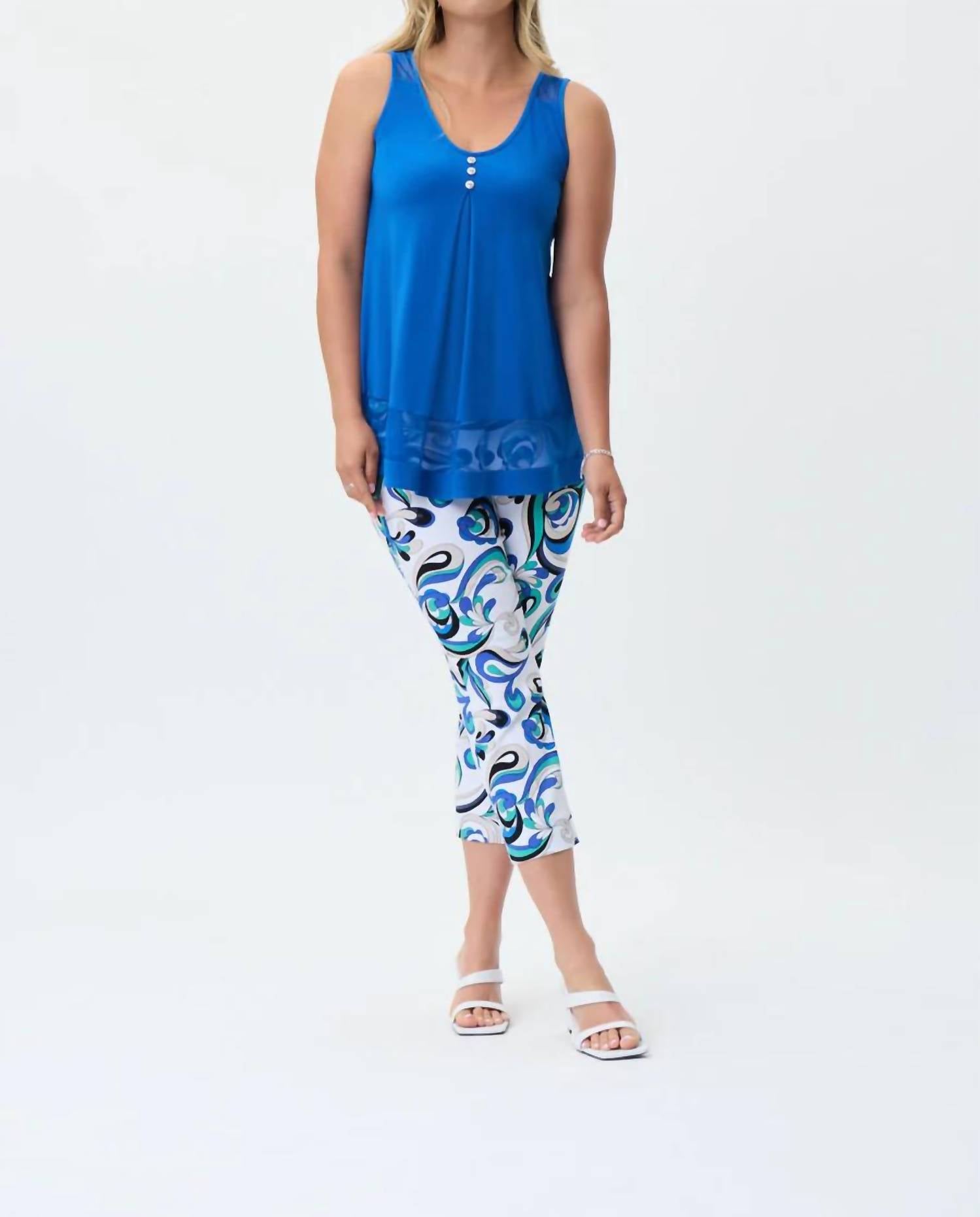 Joseph Ribkoff - MID-RISE PRINTED PANT