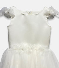Tha Canadian Profile - Girl's Tulle And Satin Communion Dress