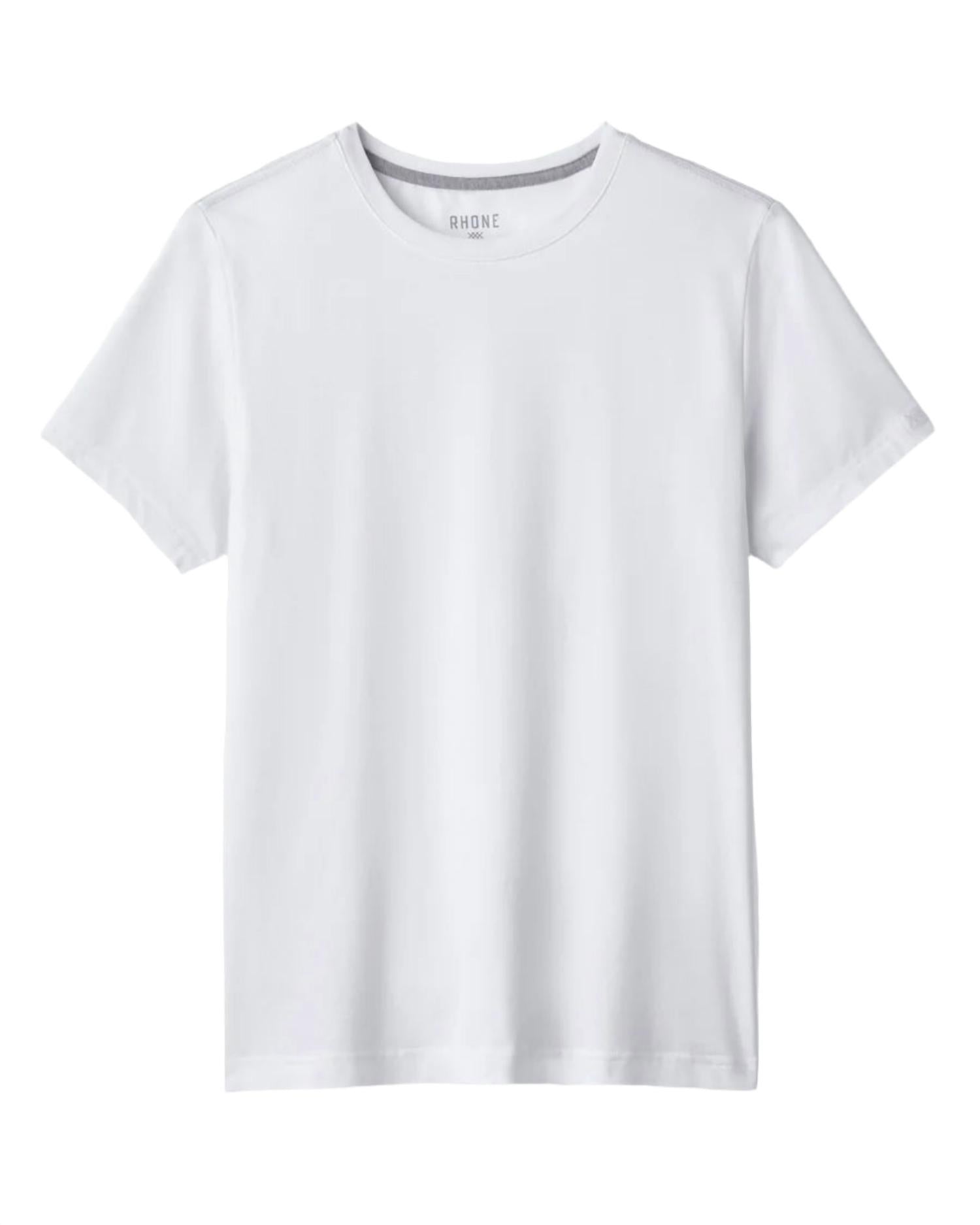 RHONE Men's Element Tee in white - men's t-shirt