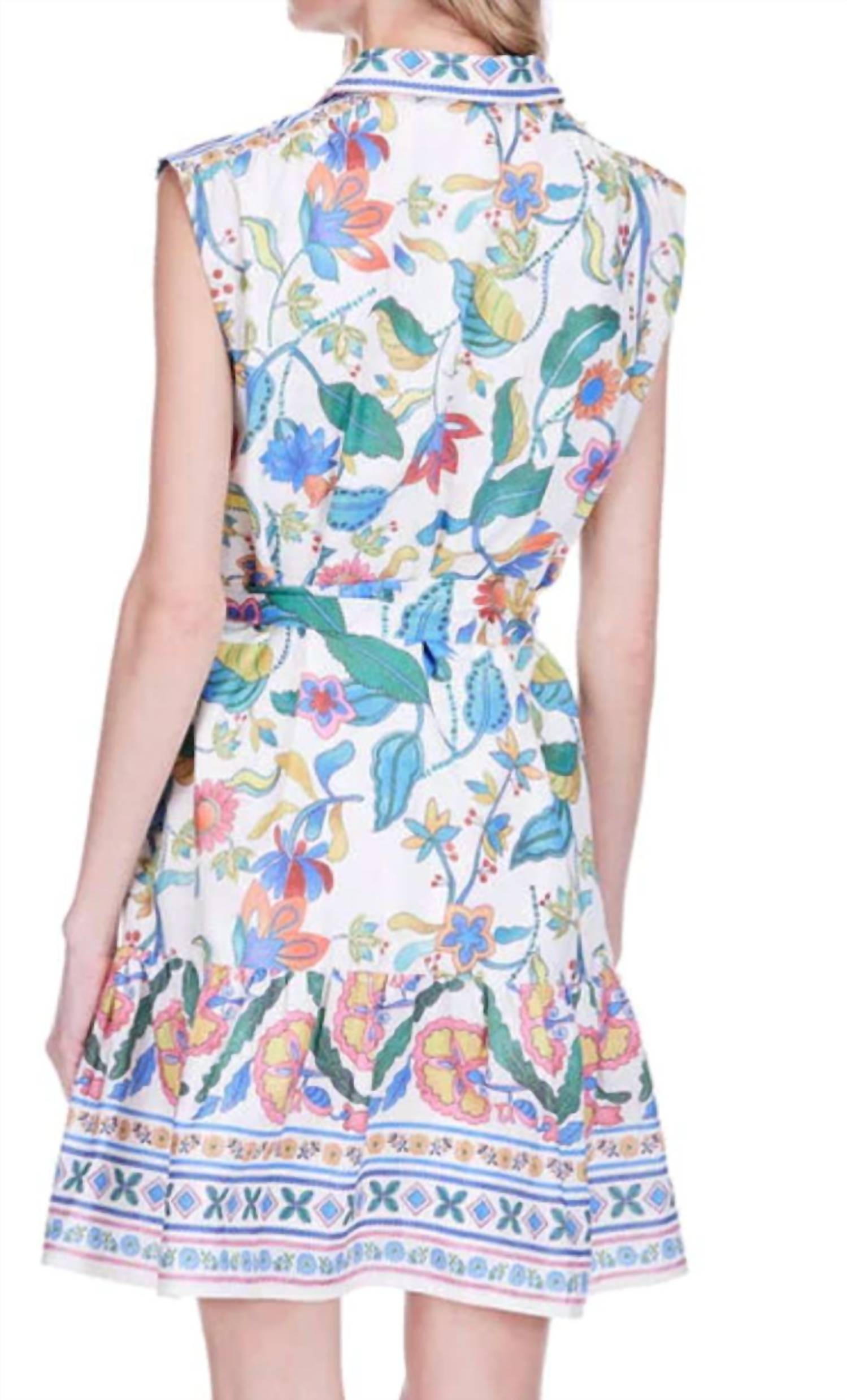 Joy Joy - Festival Florals Shirt Dress