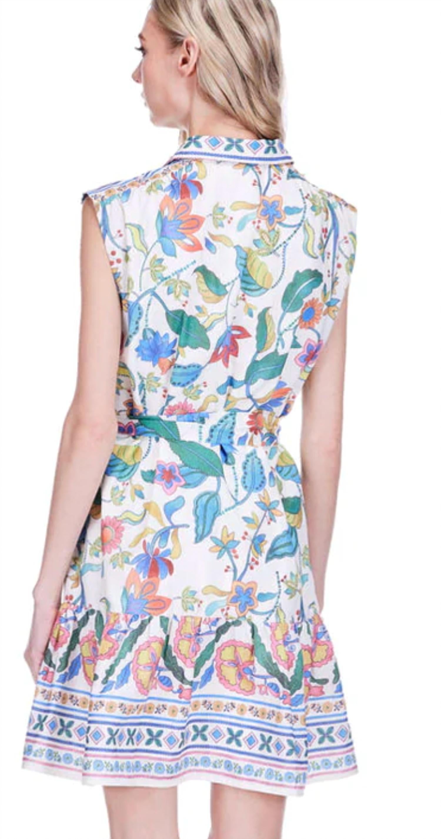 Joy Joy - Festival Florals Shirt Dress