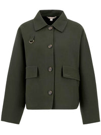 Barbour - Leonie Cropped Wool Blend Overshirt