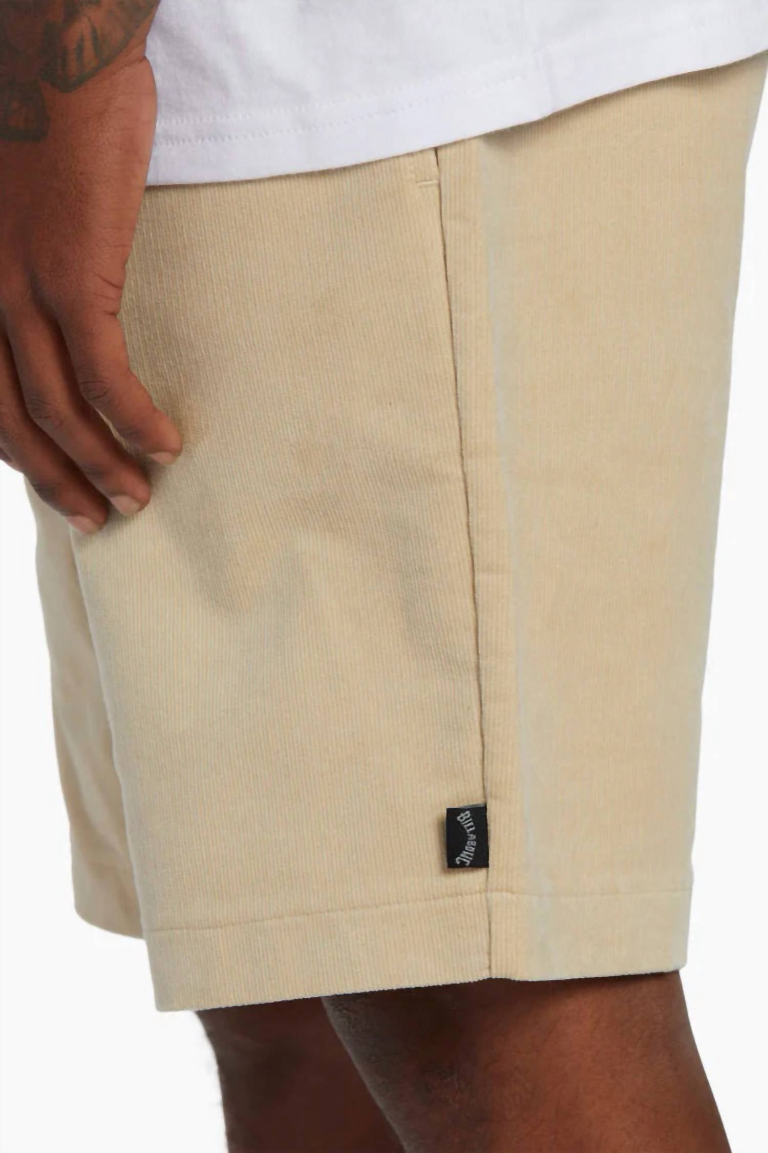 Billabong Larry Layback Cord Shorts in chino - men's shorts - view 4