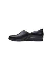 Clarks Women's Hope Porter Shoes in black - women's flats - detail view