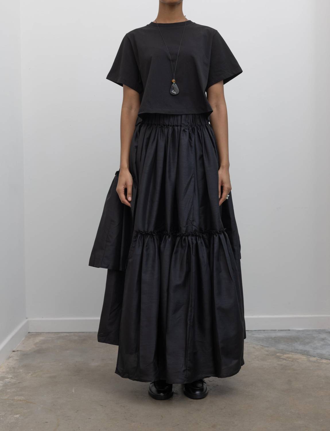 Collective - Asymmetrical Tiered Ruffle Skirt