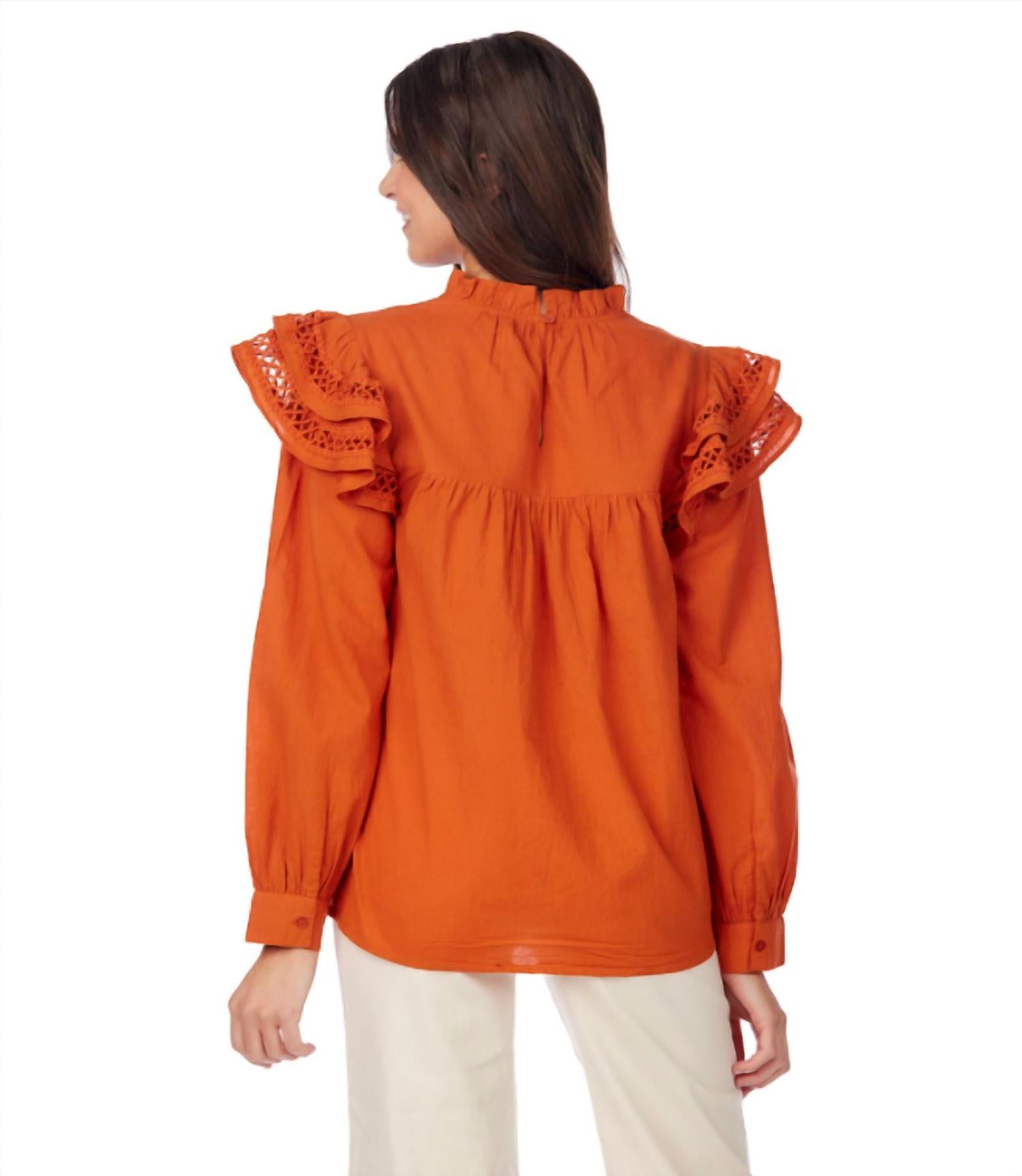 Mudpie - Keller Ruffle Top