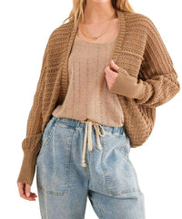 And The Why - How You Feel Bolero Cardigan