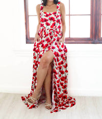 Amanda Uprichard - Florence Square Neck Maxi Dress