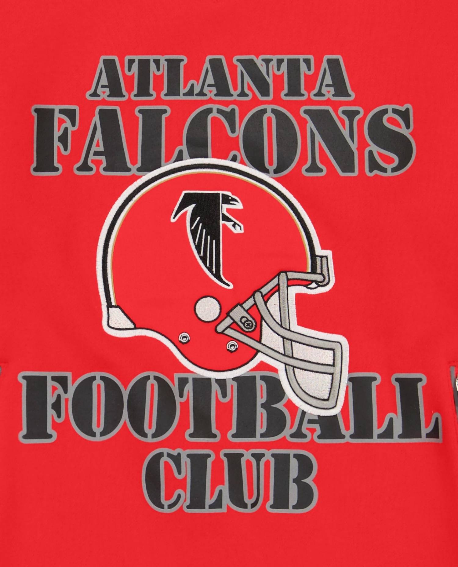 Starter - Atlanta Falcons Crew Neck Sweatshirt With Zip Pockets