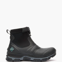MUCK Men's Apex Mid Zip Boot in black gray - men's boots