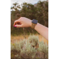 Andi - Women's Wide Stainless Steel Apple Watch Band