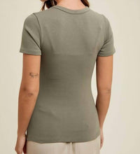 Wishlist - Side Ruched Ribbed Knit Top