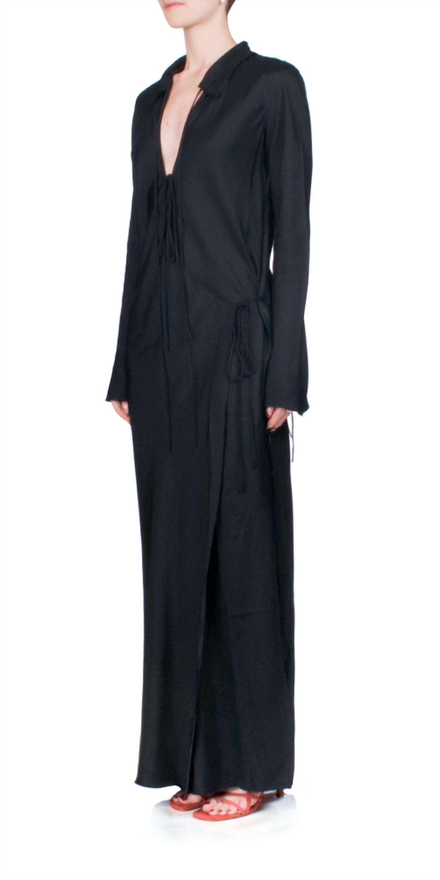 Bec + Bridge - Emery Long Sleeve Tie Maxi Dress