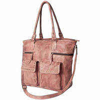 Never Mind - Women's Premium Authentic Full Grain Leather Tote Bag