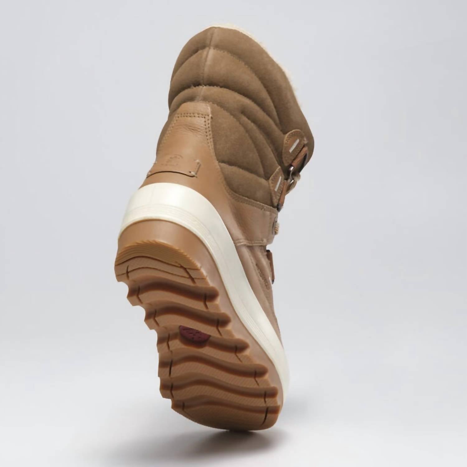 kamik Women's Celestem Winter Boots in light brown - women's shoe - detail view