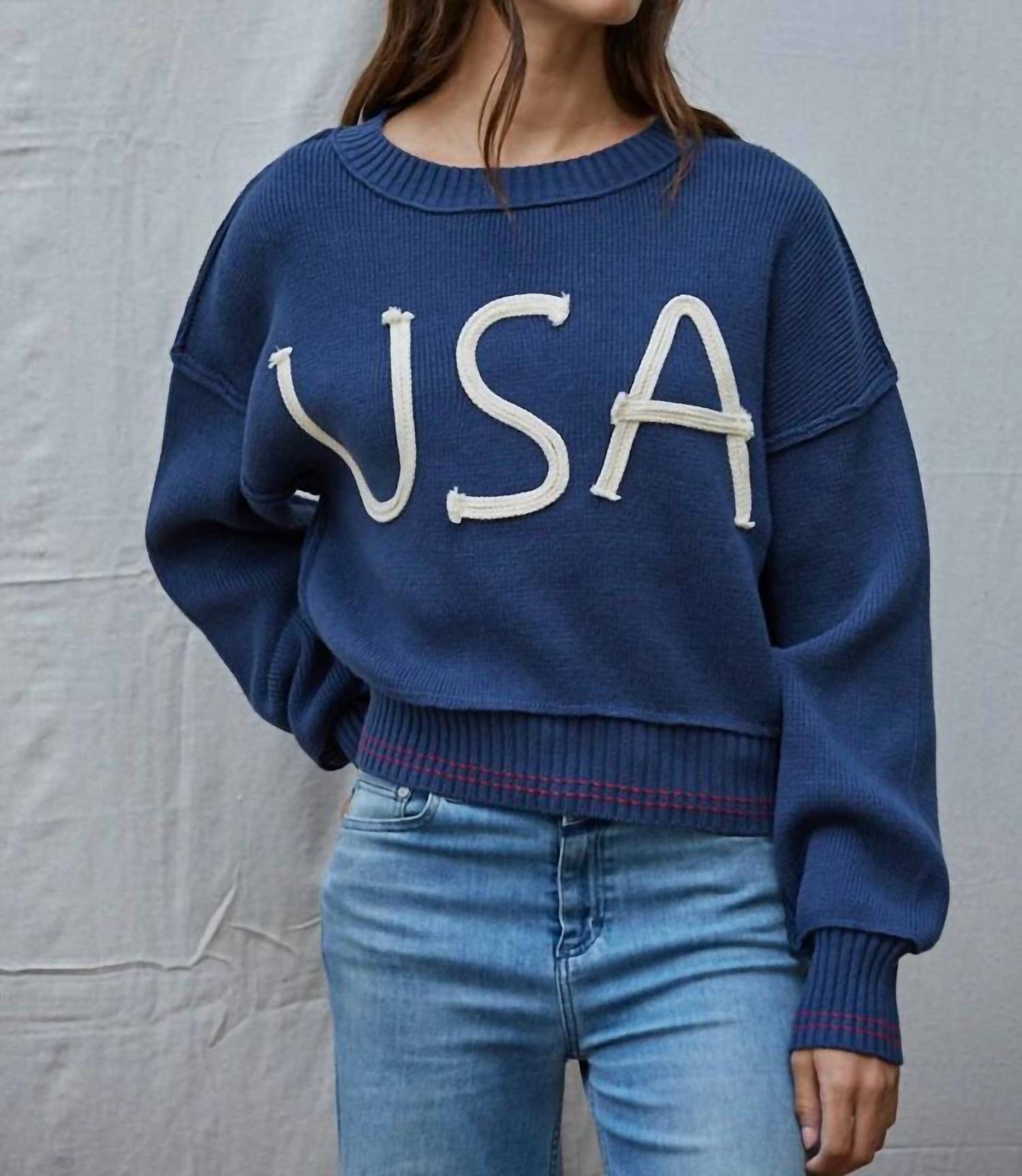 By Together - Usa Long Sleeve Sweater
