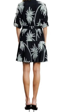 Ciebon - Siobhan Embroidered Mini Shirtdress