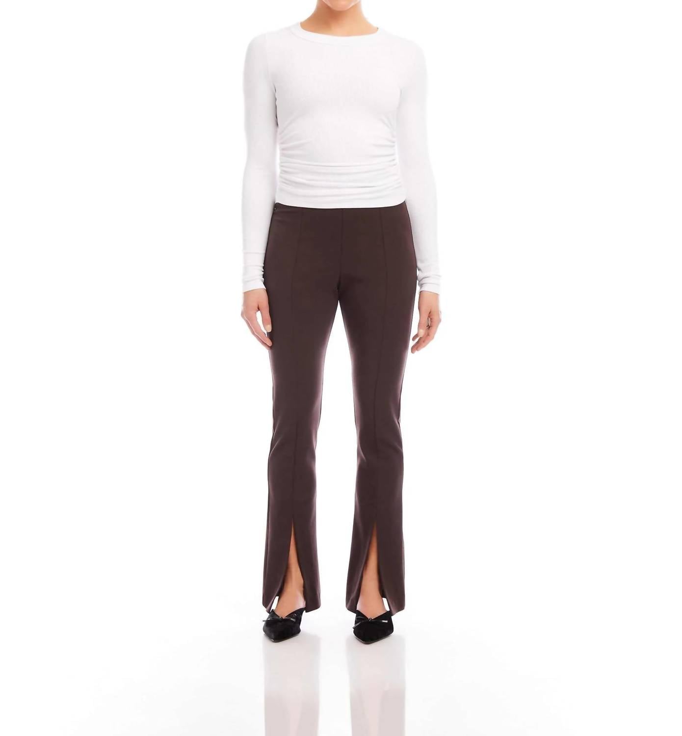 Fifteen Twenty - Side-Shirred Long Sleeve Top