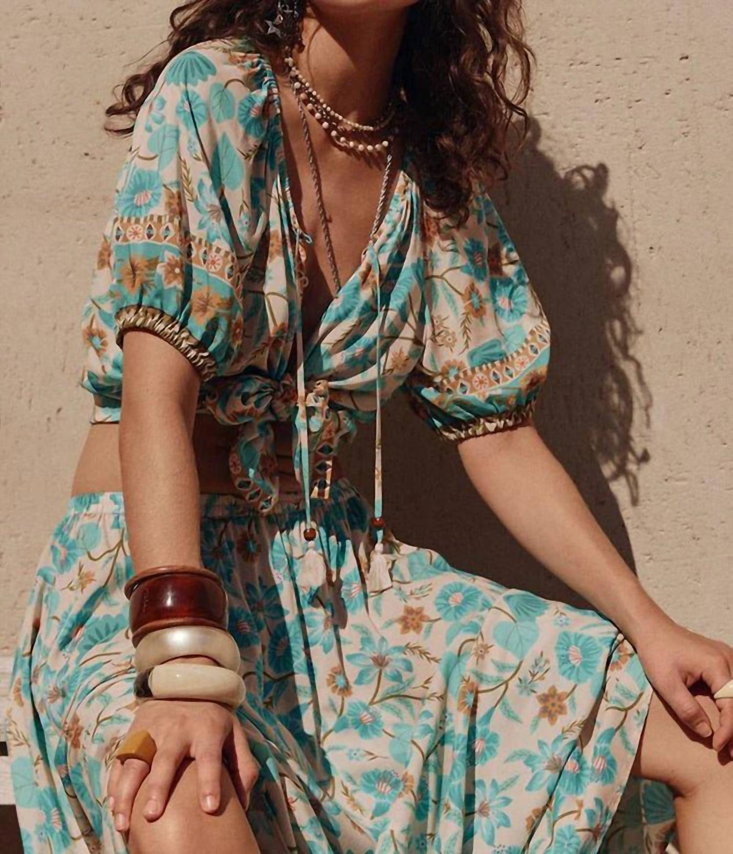 Spell - Goldie Short Sleeve Blouse